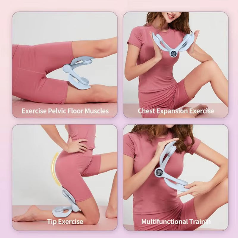 Thigh Trainer Hip Trainer Workout Equipment Pelvic Floor Muscle Repair Trainer Inner Thigh Exercise Workout Equipment for Home