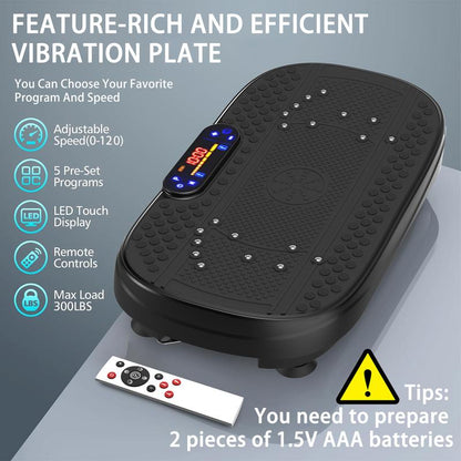Vibration Plate Fitness Exercise Machine